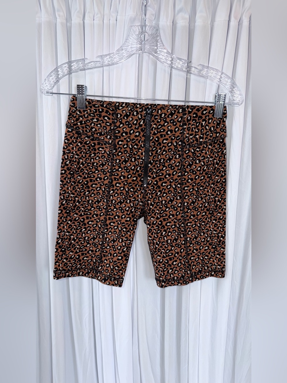 Free People Leopard Print Bike Shorts